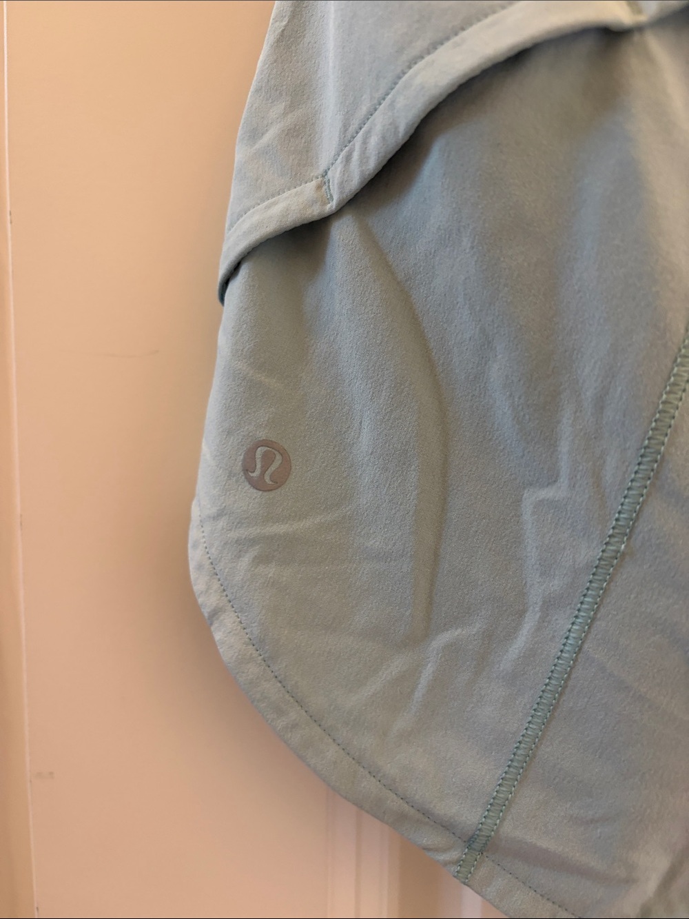 lululemon athletica Light Blue Athletic Skort-Style Shorts 10 Tall - Picture 3 of 3